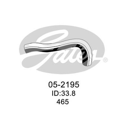 Radiator Hose Lower Gates 05-2195 for NISSAN DUALIS J10 2L 2007-2013 PETROL
