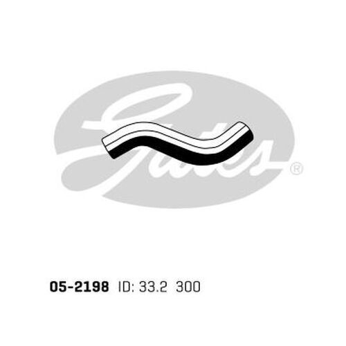 Radiator Hose Upper Gates 05-2198 for Nissan Navara D40 Ute 4WD 4.0 Petrol VQ40