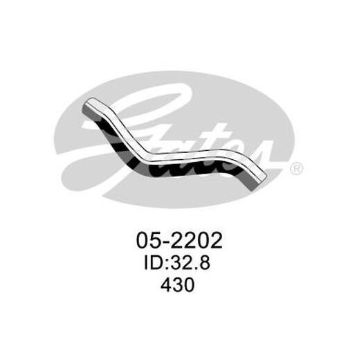 Radiator Hose Upper Gates 05-2202 for Nissan X-Trail T31 SUV dCi 2.0 Diesel M9R760