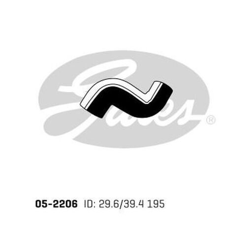 Radiator Hose Lower Gates 05-2206 for HOLDEN COMBO XC 1.6L 2002-2005 PETROL