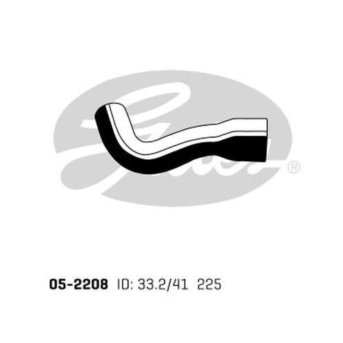 Radiator Hose Upper Gates 05-2208 for HOLDEN COMBO XC 1.6L 2002-2005 PETROL