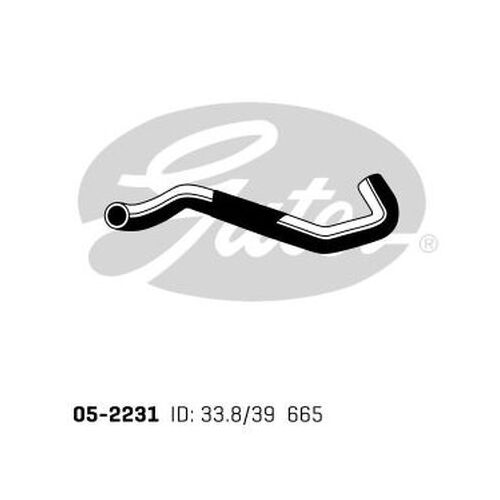 Radiator Hose Lower Gates 05-2231 for NISSAN TERRANO II R20 2.7L 1997-2000 DIESEL