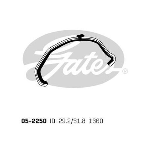 Radiator Hose Lower Gates 05-2250 For FORD TRANSIT 2006-2019 Diesel VM 2.4L
