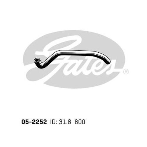 Radiator Hose Upper Gates 05-2252 for Ford Transit VH, VJ Bus D 2.4 Diesel D0FA