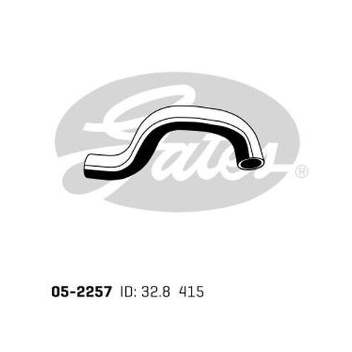 Radiator Hose Upper Gates 05-2257 for Suzuki SX4 GY Sedan (RW415, RW416, RW420) 2.0 Petrol J20A