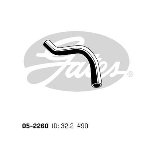 Radiator Hose Upper Gates 05-2260 For Toyota Hiace 1998-2007