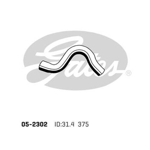Radiator Hose Upper Gates 05-2302 for Volvo V70 285 Wagon 2.4 Petrol B 5244 S