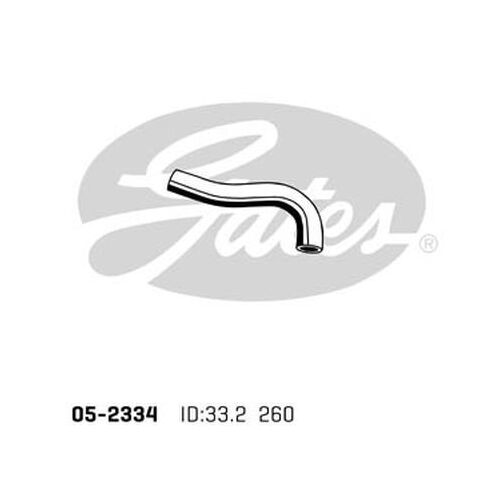 Radiator Hose Upper Gates 05-2334 for MITUSIBISHI TRITON MK 2..8L 2003-2006 DIESEL