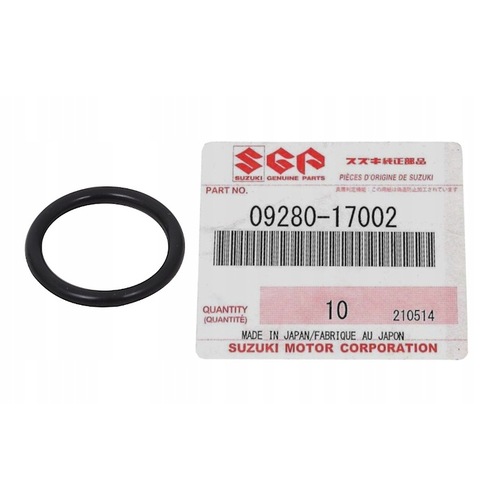 O Ring D:2.4 Id:16.8 09280-17002 for Suzuki