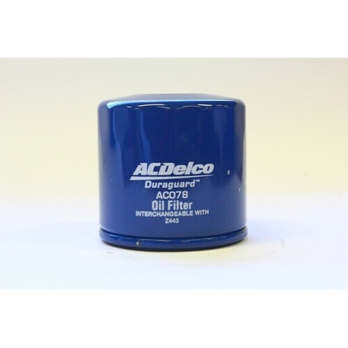 Oil Filter AC078 AcDelco For Suzuki Baleno FW, EW Hatchback 1.4LTP