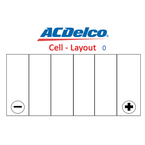 Battery S57090AGM Acdelco Premium, Sealed Maintenance Free AGM, 760 CCA