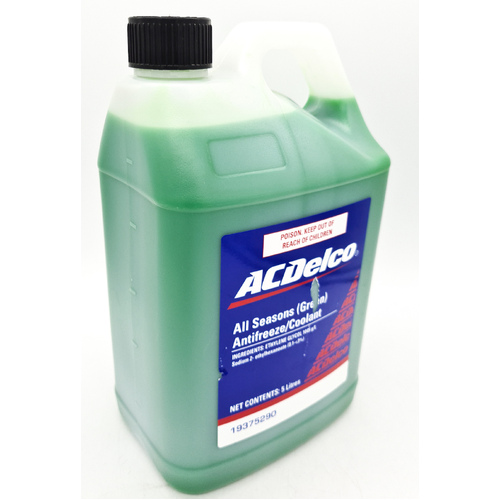 Coolant Anti Freeze All Seasons Green 5Ltr Acdelco 19375290 for GM Holden