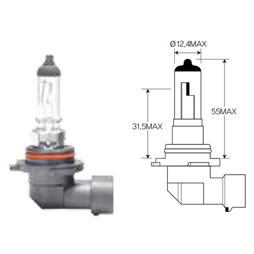 Bulb, headlight,Bulb, fog light Acdelco ACHB4