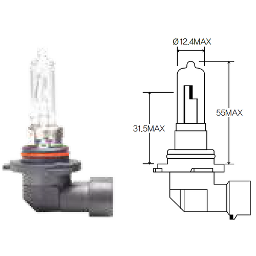 Bulb, headlight,Bulb, fog light Acdelco ACHB3