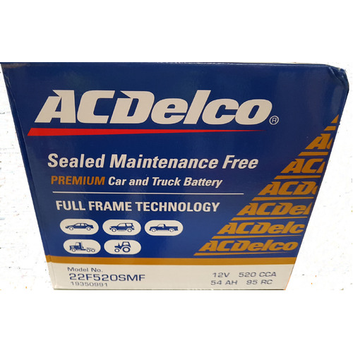 Battery ACDelco 22FR520SMF