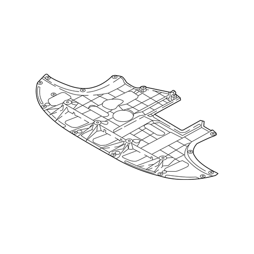 Splash Tray Engine lower  29110G3400 for Hyundai Elantra