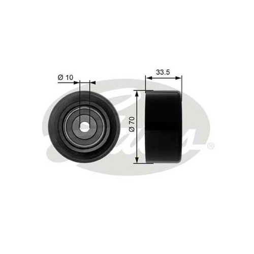 DriveAlign Idler Pulley Gates 36173 For Lexus Toyota