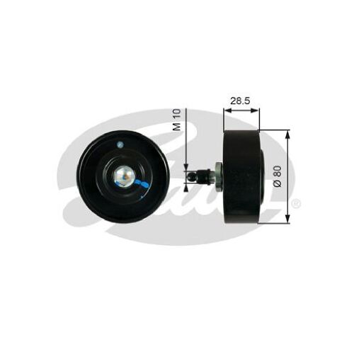 Idler Pulley Gates 36334 For Toyota Hiace Commuter Hilux Landcruiser Prado