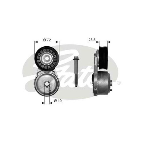 Tensioner Gates 38103 for GMC Sierra 1500 4.3L 1998-2004