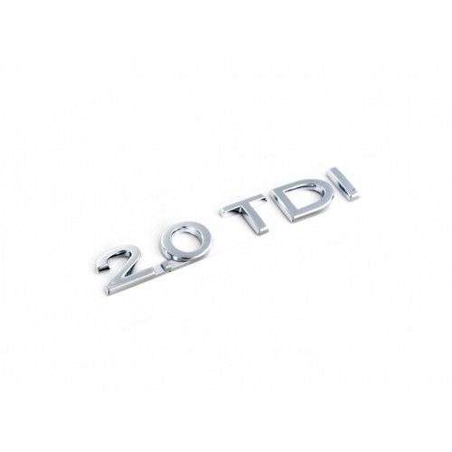 Inscription  "2.0 Tdi" 3C0853675E739 for Volkswagen