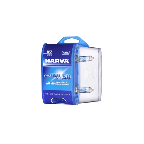 H7 12V 55W Sapphire +50 (Bl2) Narva 48525BL2