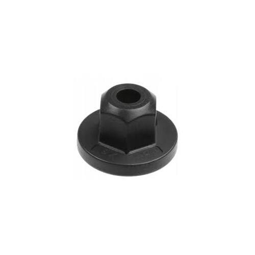 Genuine BMW Hex-Head Plastic Self-Threading Flange Nut (51161943122) with a 10mm head size