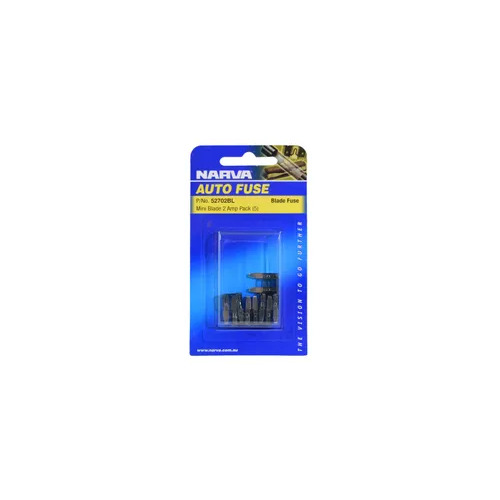 Mini Blade Fuse 2A Bl - Pk 5 Narva 52702BL