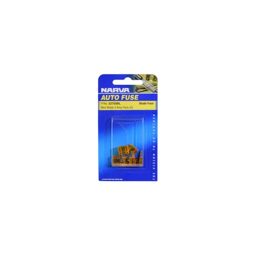 Mini Blade 5 Amp Bl Pk 5 Narva 52705BL