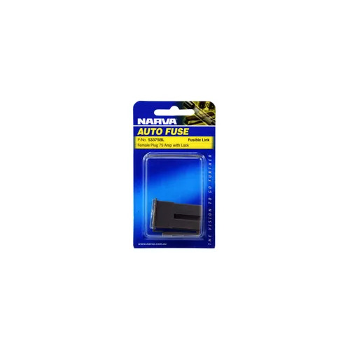 Plug Female/Lock 75Amp Blpk(1) Narva 53375BL