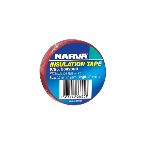 Pvc Tape 20M Red .2Mm X 19Mm Narva 56820RD