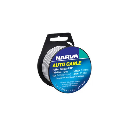 Cab T/C Spkr 2Mm 2.5A 7M Grey Narva 5822-7SP