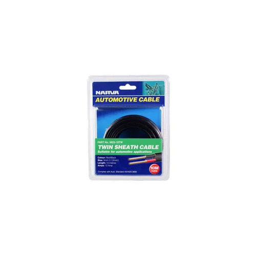Cable Twin Core 3Mm 10A 10M Narva 5823-10TW