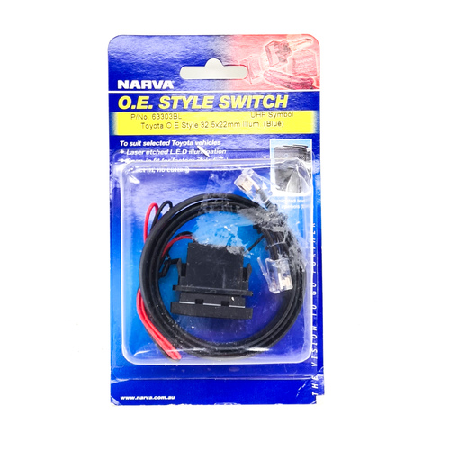 OE Style UHF Radio dash Switch Narva 63303BL for Toyota Prado 150 Landcruiser 200 Rav4 Hilux