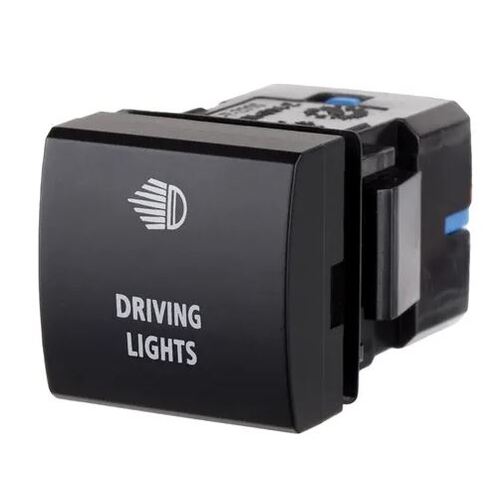 OE Style Driving Lamp Switch 12V Narva 63414BL for Toyota Prado Hiace Rav4 21mm x 21mm
