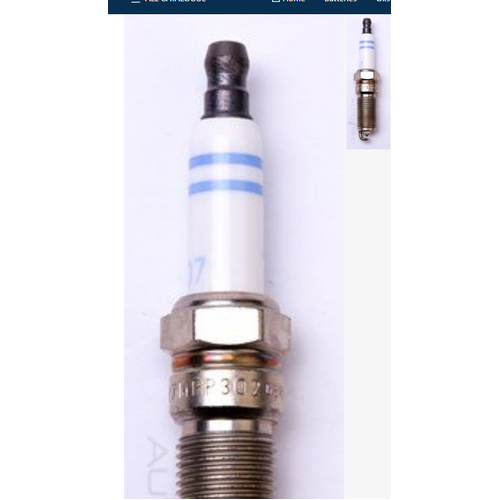 Spark plug - Platinum, single, V6 LWR LPG 92251007