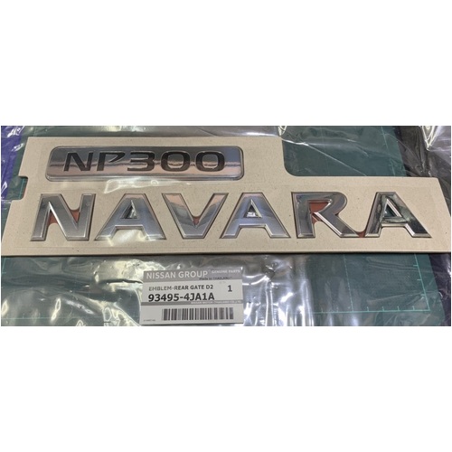 Emblem-Rear Gate 93495-4JA1A for Nissan