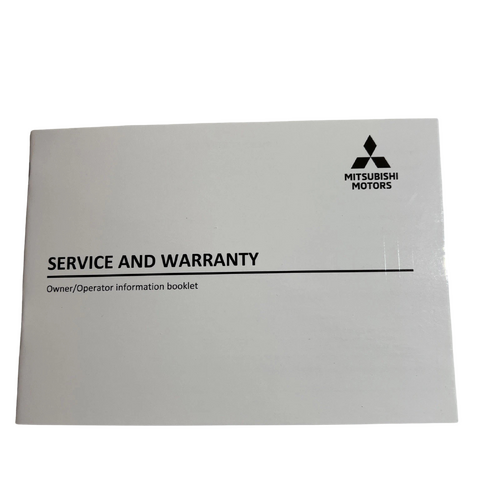 Service & Warranty Book Genuine AU901436 for Mitsubishi ASX Outlander Eclipse Cross Pajero Sport Triton Express
