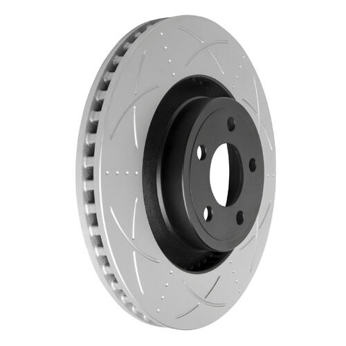 Brake Rotor Front  Ultimate Slotted & Dimpled Bendix BR2164-ULT for Ford Mustang FM Convertible V8 5.0LTP