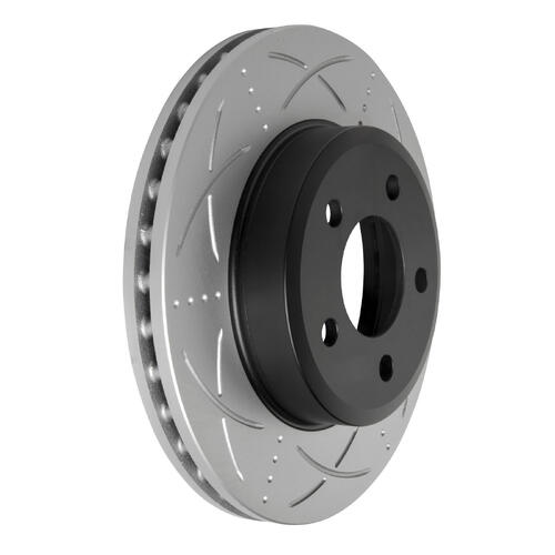 Brake Rotor Front  Ultimate Slotted & Dimpled Bendix BR504-ULT for Ford Falcon BA Sedan i XR6 Turbo 4.0LTP BARRA 240T