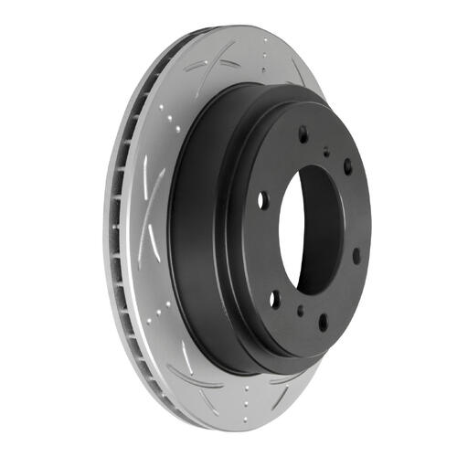 Brake Rotor Rear  Ultimate Slotted & Dimpled Bendix BR661-ULT4WD for Mitsubishi Pajero NS NT NW SUV DI-D (V88W V98W) 3.2LTD 4M41
