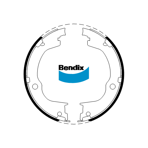 Bendix BS5258 Brake Shoe Set