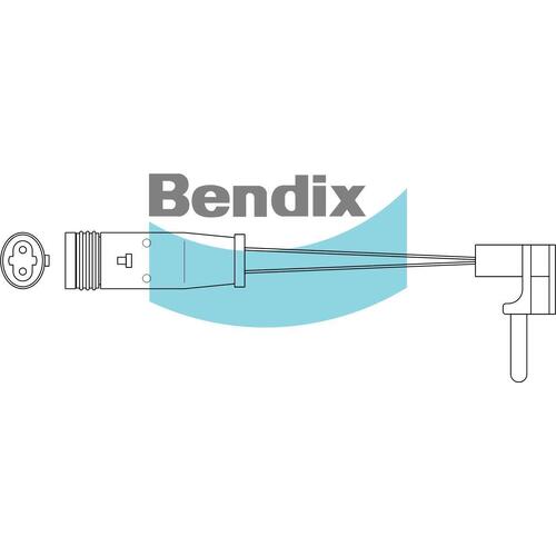 Brake Pads Wear Sensor Bendix BWS1030 for Mercedes Benz CLC-Class CL203 Coupe CLC 200 Kompressor (203.741) 1.8LTP M271.957