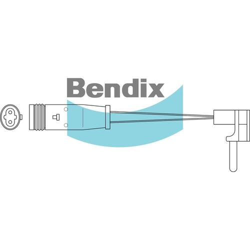Brake Pads Wear Sensor Bendix BWS1030 for Mercedes Benz SLK R171 Convertible 280 (171.454) 3.0LTP M272.942