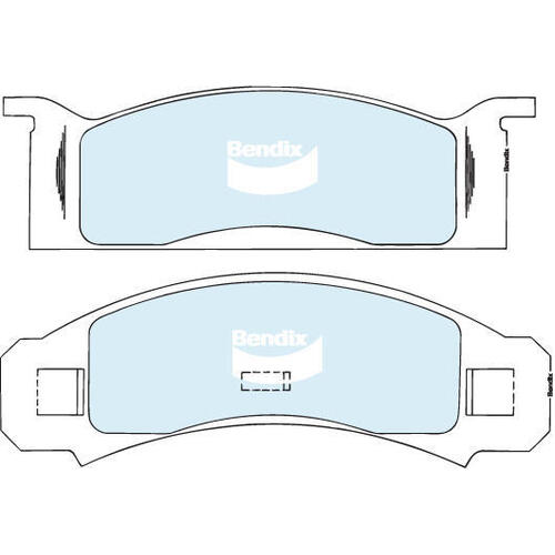 Bendix DB1001 General CT Disc Pad Set