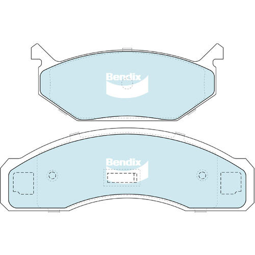 Bendix DB1004 Heavy Duty Disc Pad Set
