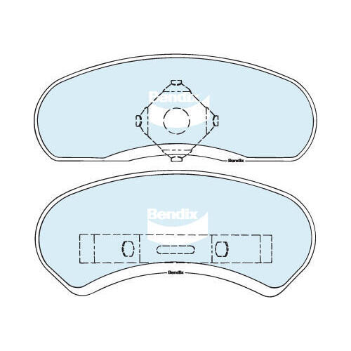 Bendix DB1032 General CT Disc Pad Set