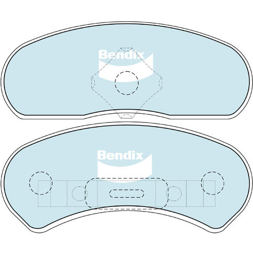 Bendix DB1046 General CT Disc Pad Set