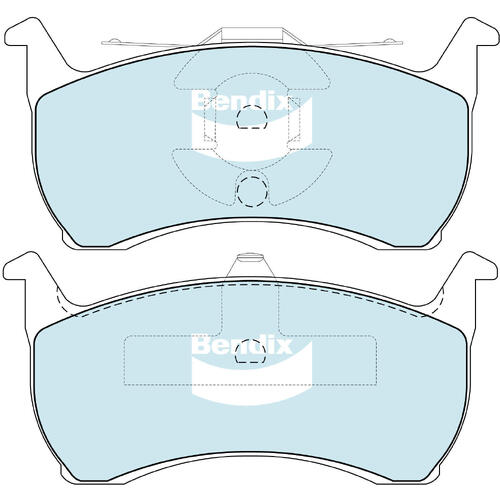 Bendix DB1109 General CT Disc Pad Set