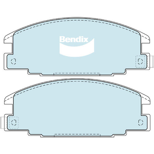 Brake Pads H/Duty Front Bendix DB1116HD for Holden Rodeo TF Cab Chassis 2.8 TD 4x4 (TFS55) 2.8LTD 4JB1 T
