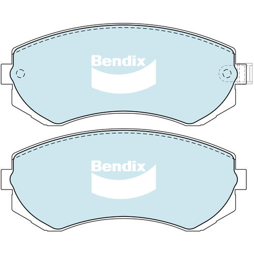 Brake Pads General CT Front Bendix DB1148GCT for Nissan Patrol Y61 GR  GU Station WagondTi 3.0LTD ZD30DDTi